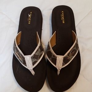 Coach Flip Flops